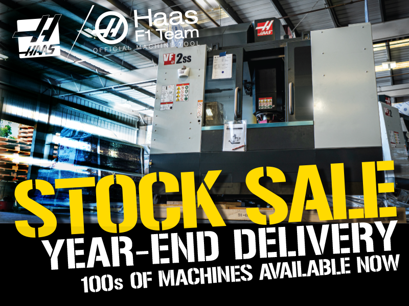 Haas Year End Stock Sale 